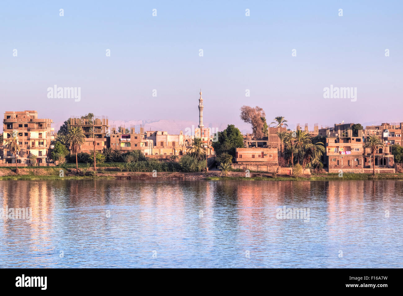 Luxor, Nile, Egypt, Africa Stock Photo