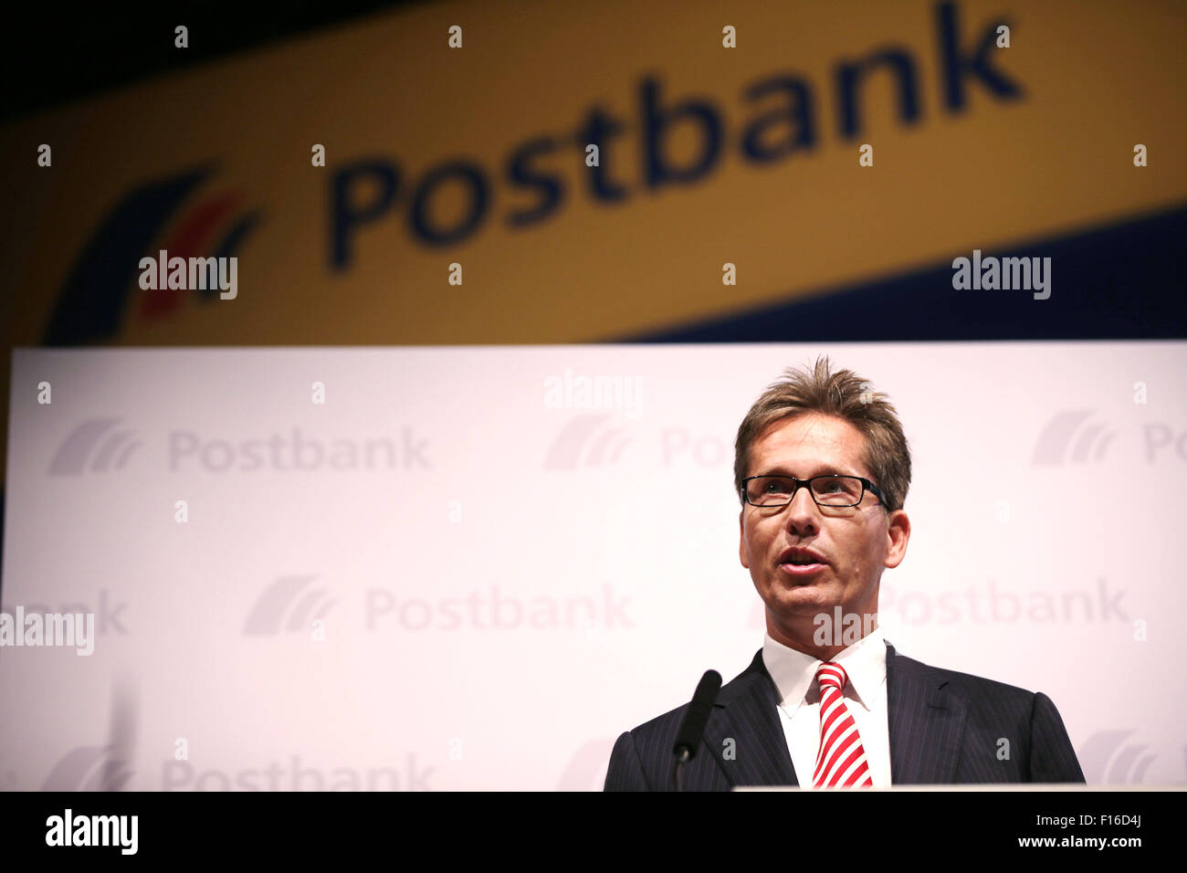 Postbank Chairman Of The Board Frank Strauss Speaks To Shareholders Stock Photo Alamy
