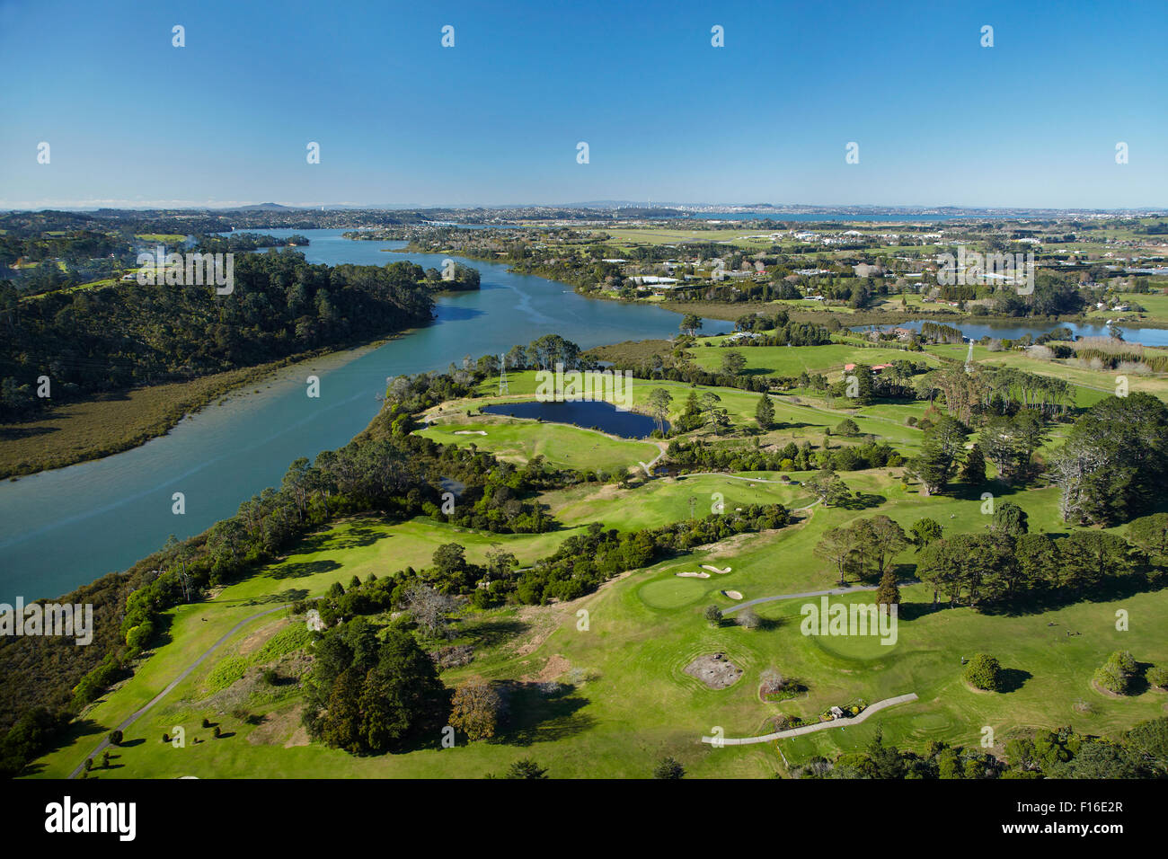 Rangitopuni Creek, and Huapai Golf Course, Riverhead, Auckland, North