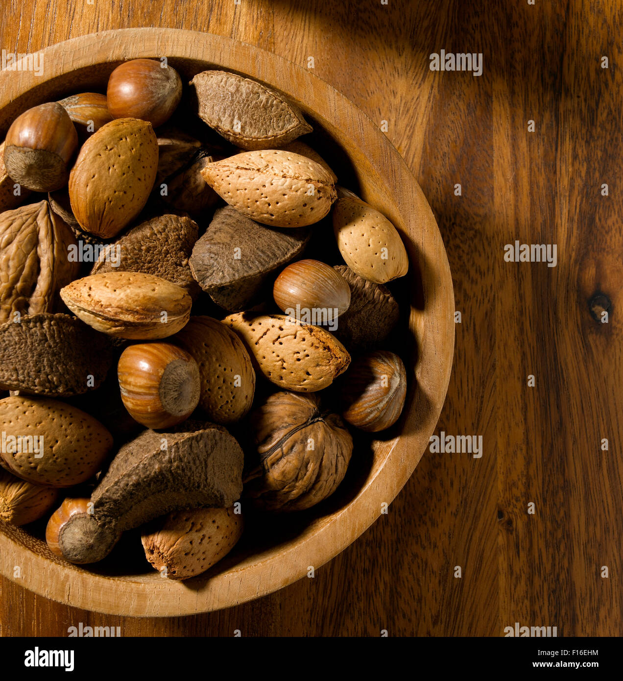 Mixed nuts in bowl Stock Photo Alamy