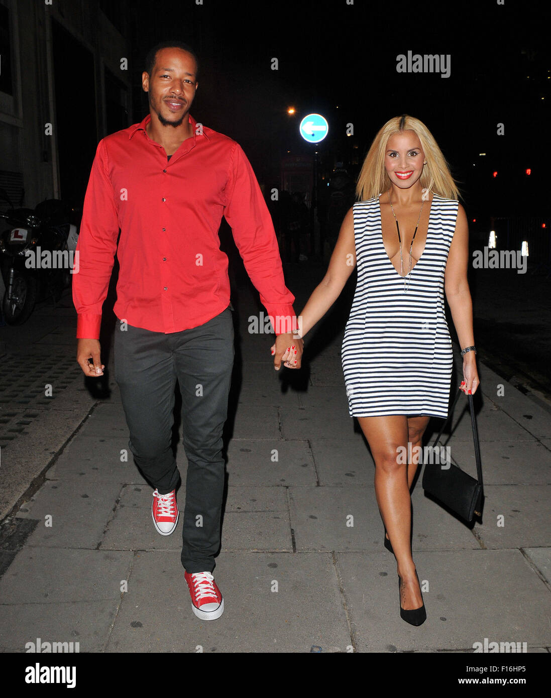 London, UK. Tony Sinclair & Shanie Ryan at the Jess Glynne album launch