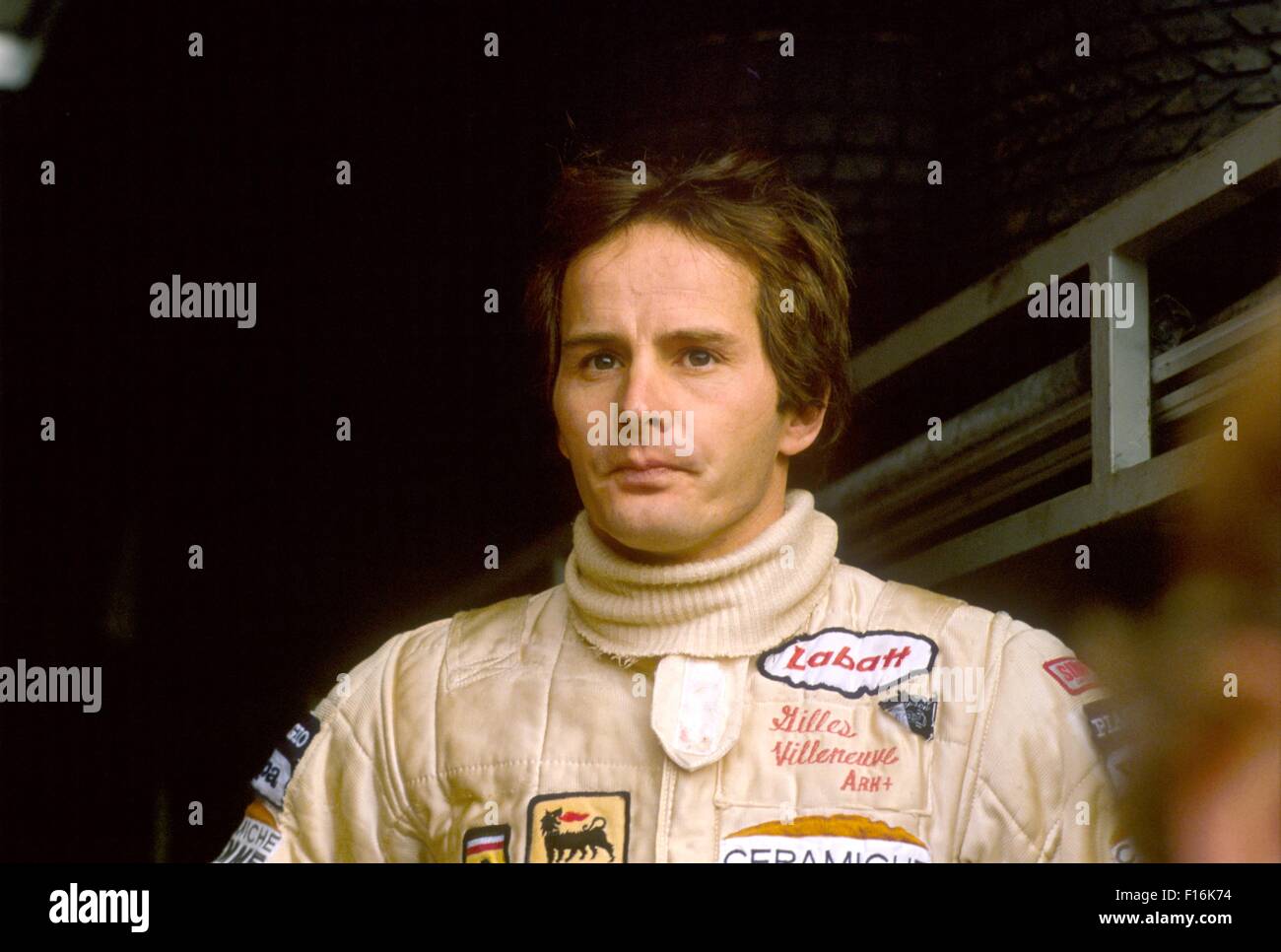 Gilles Villeneuve, Ferrari Formula One racing driver (November 1981
