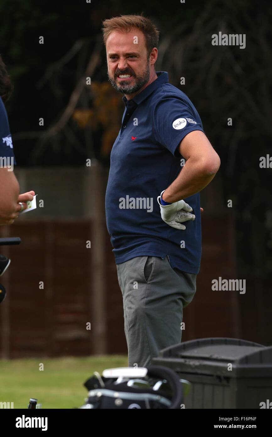 2015 Leuka Golf Mini Masters, supporting Leukaemia research, hosted by Dougray Scott at Dukes Meadows  Featuring: Jamie Theakston Where: London, United Kingdom When: 26 Jun 2015 Stock Photo