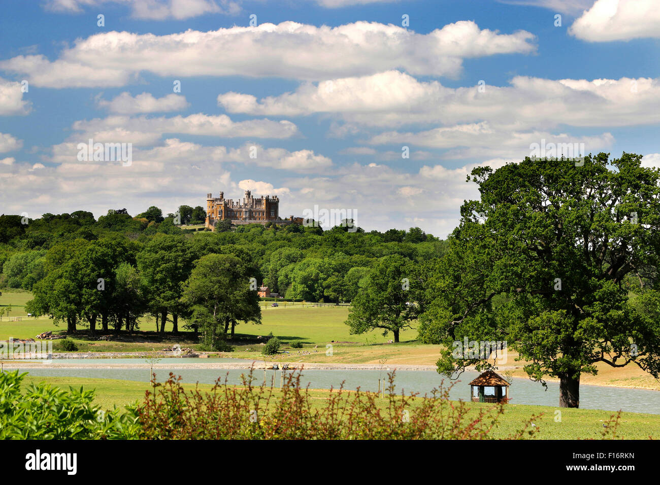 Belvoir Castle in the Vale of Belvoir, Leicestershire, England, UK Stock Photo