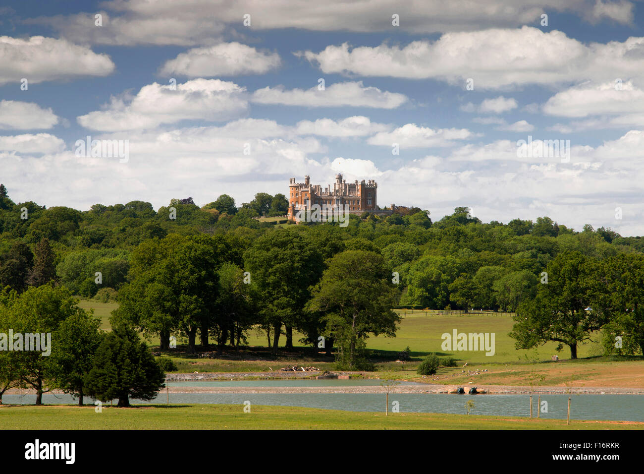 Belvoir Castle in the Vale of Belvoir, Leicestershire, England, UK Stock Photo