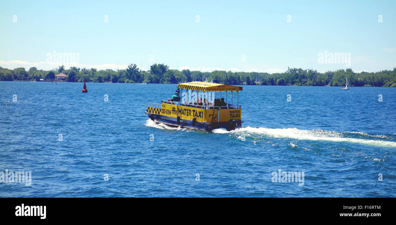 Water taxi service on the Lake Ontario Stock Photo Alamy