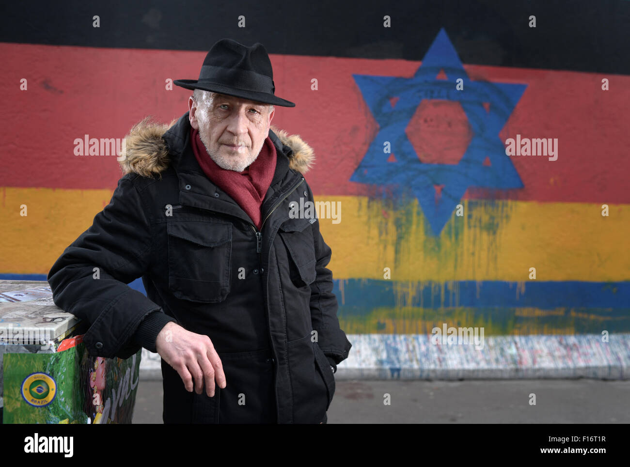 Berlin, Germany, Guenther Schaefer, co-founder of the East Side Gallery Stock Photo