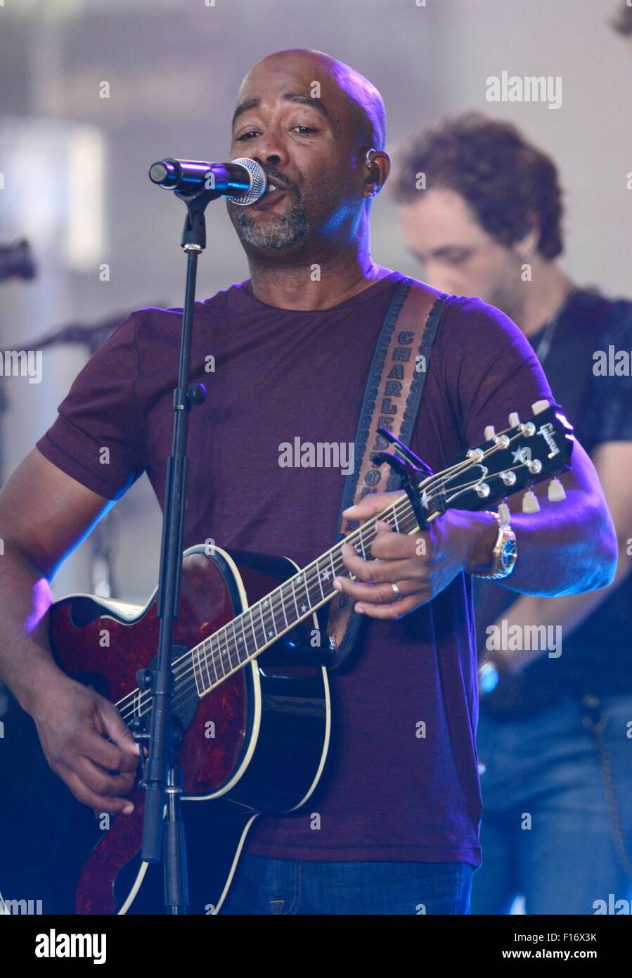 New York, NY, USA. 28th Aug, 2015. Darius Rucker on stage for NBC Today ...