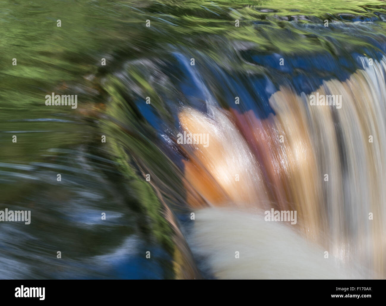 Kisdon Force on the River Swale York Stock Photo