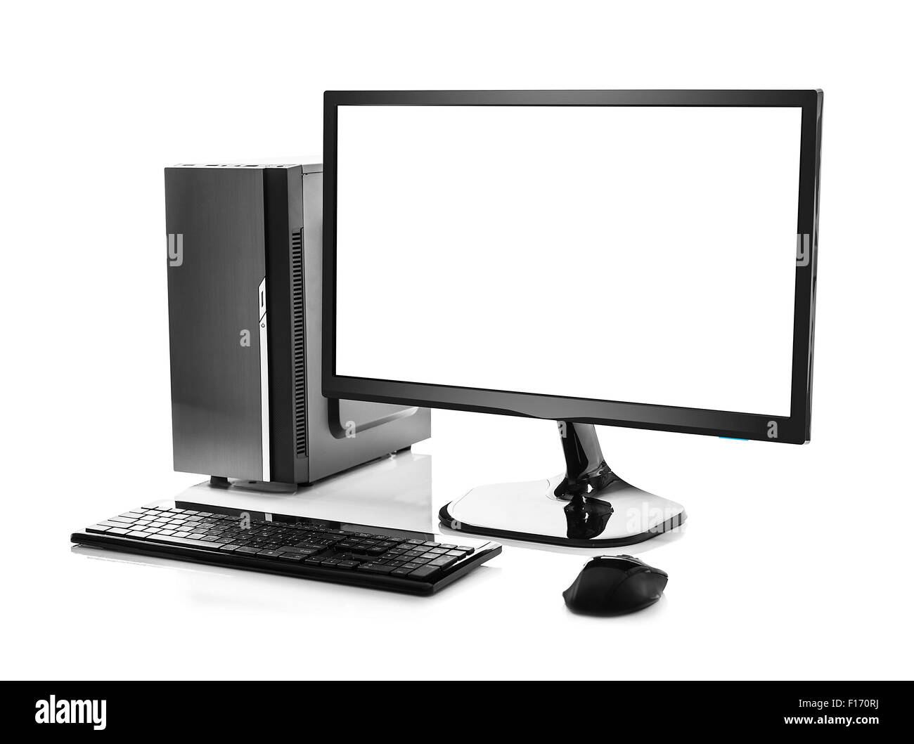 Desktop computer. Stock Photo