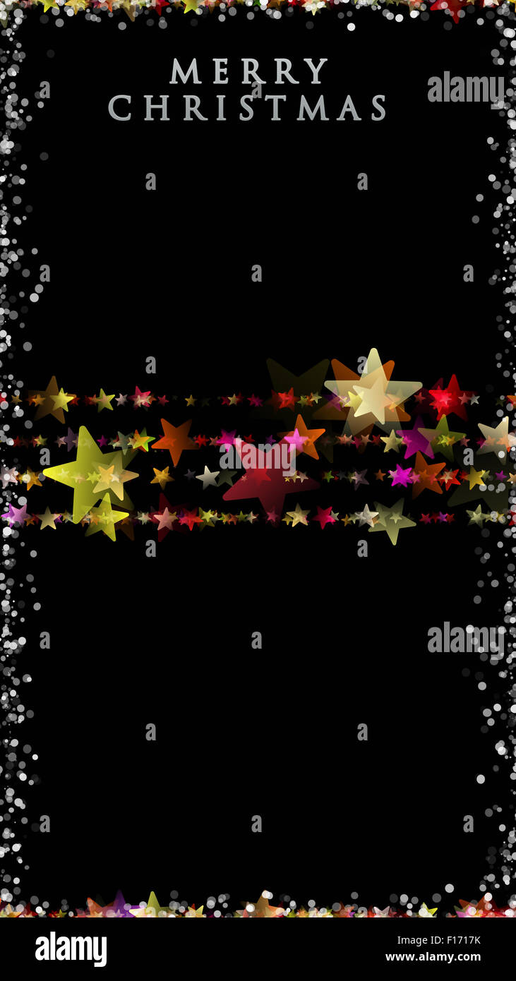 Wonderful Christmas background design with snowflakes and stars Stock ...