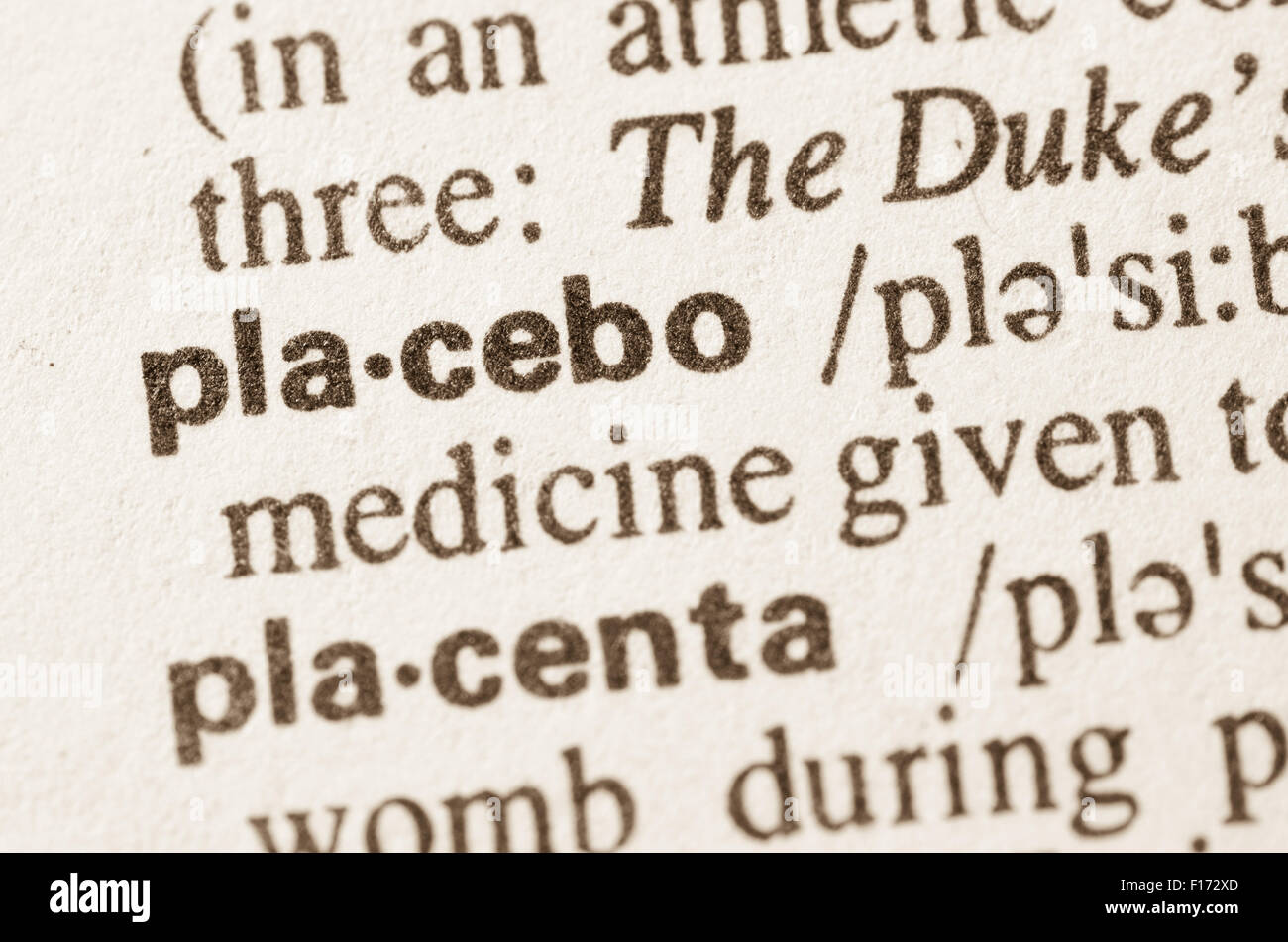 Placebo hires stock photography and images Alamy