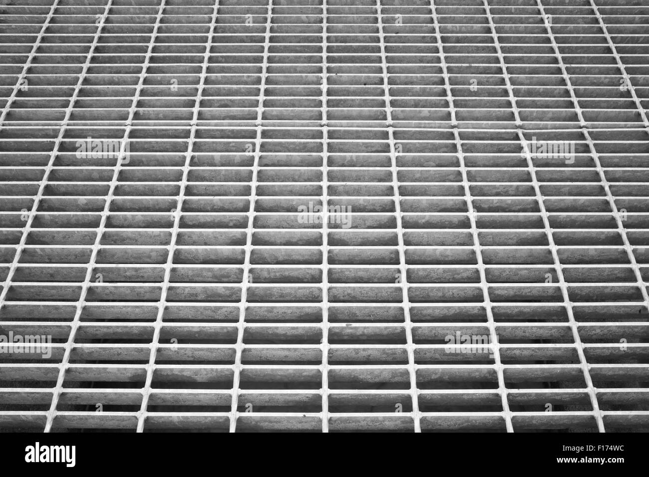Metal grate detail. Black and white image Stock Photo Alamy