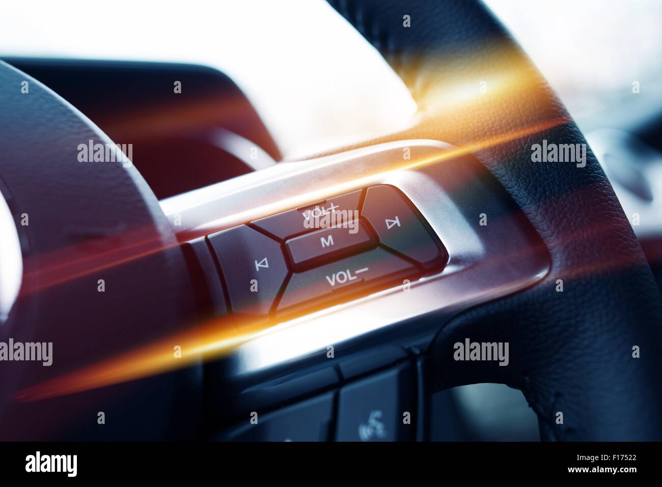 Steering Wheel Music Control. Car Stereo Steering Wheel Control Buttons