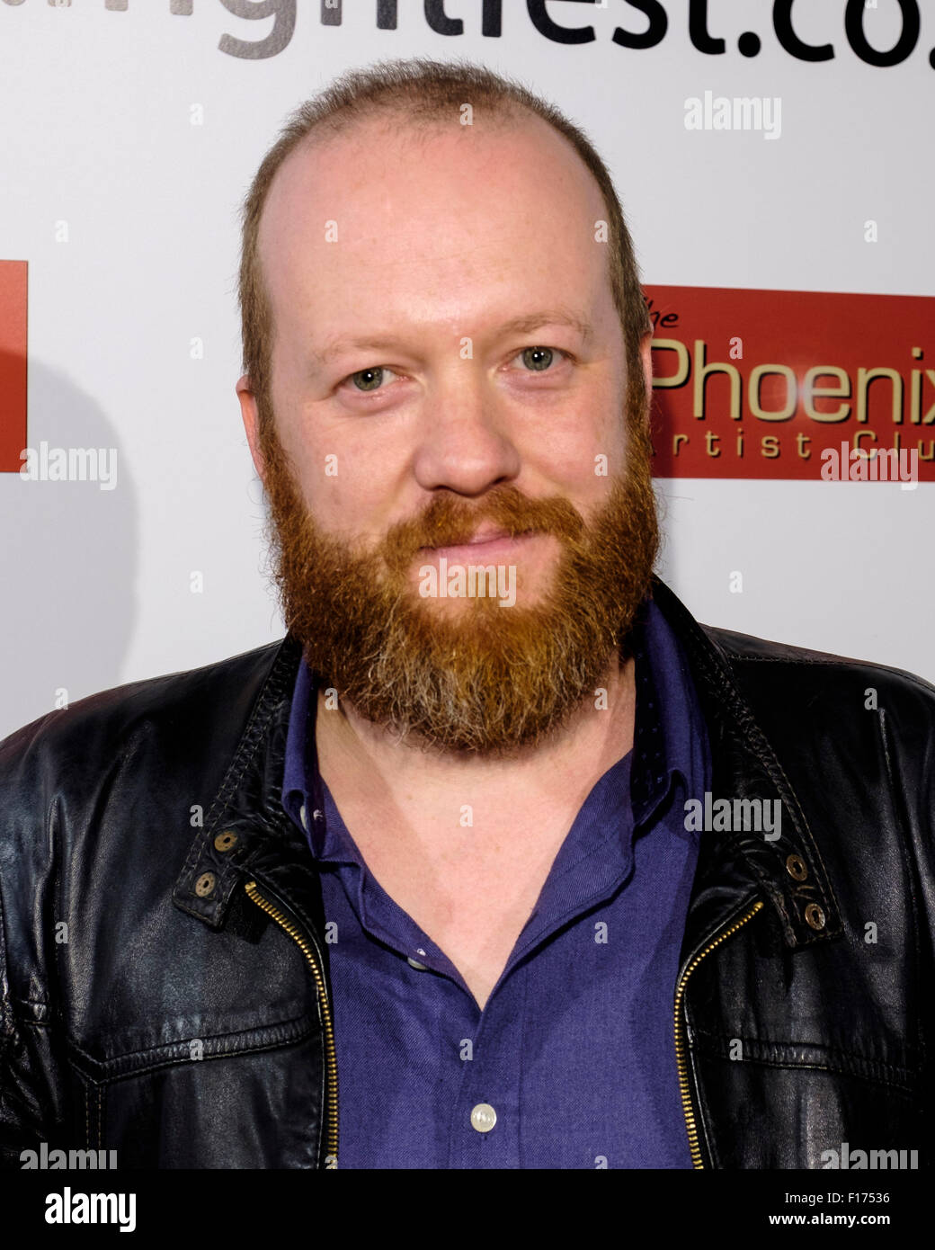 Steve Oram attends the Frightfest 2015 on 28/08/2015 at The VUE West End, London. Steve was attending the World Premiere of Aaaaaaaah!. Picture by Julie Edwards Stock Photo