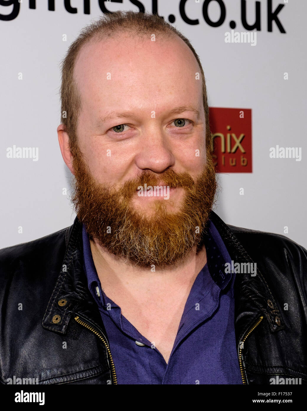 Steve Oram attends the Frightfest 2015 on 28/08/2015 at The VUE West End, London. Steve was attending the World Premiere of Aaaaaaaah!. Picture by Julie Edwards Stock Photo