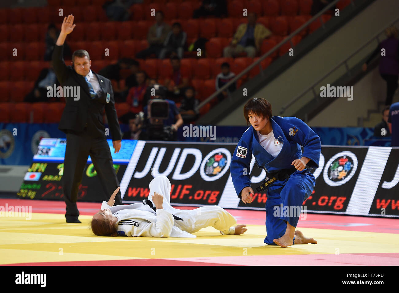 Astana, Kazakhstan. 28th Aug, 2015. Chizuru Arai (JPN) Judo World