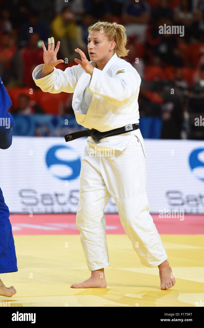 Astana, Kazakhstan. 28th Aug, 2015. Kayla Harrison (USA) Judo World