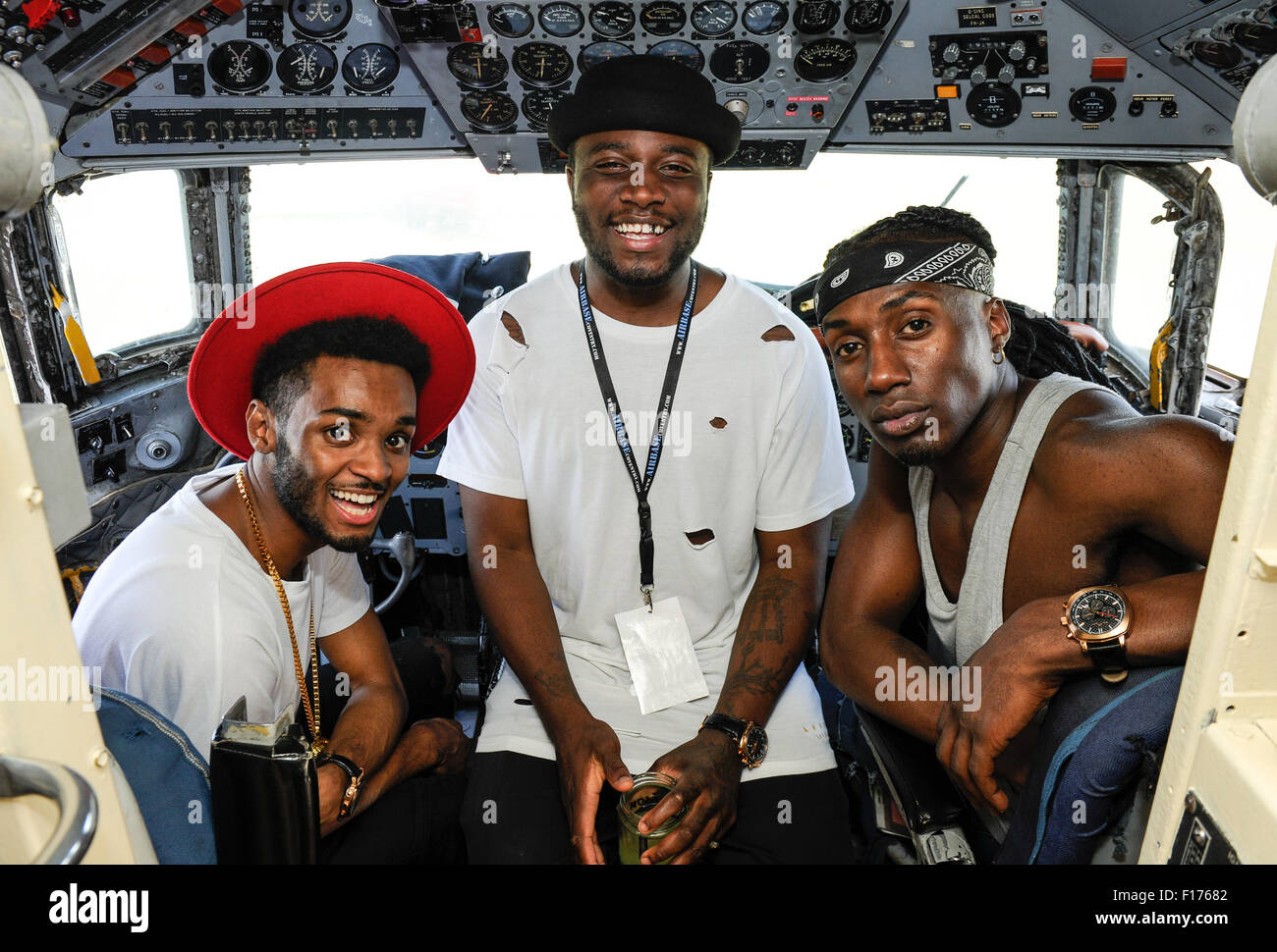 S Club 7 stars Jo O'Meara, Tina Barrett and Bradley McIntosh, perform