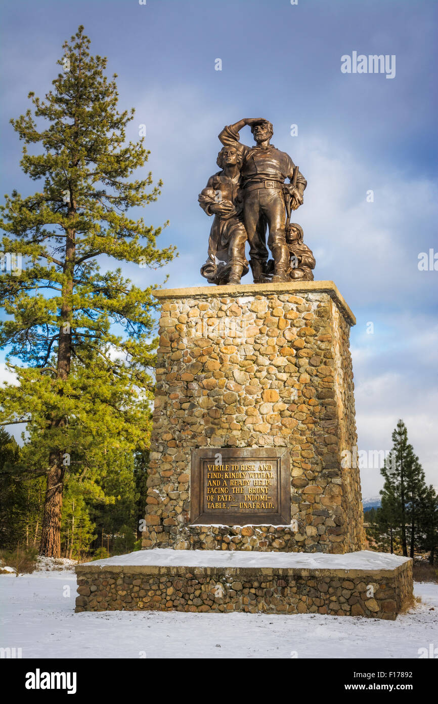 Monument to the Donner Party, Donner Memorial State Park, Truckee