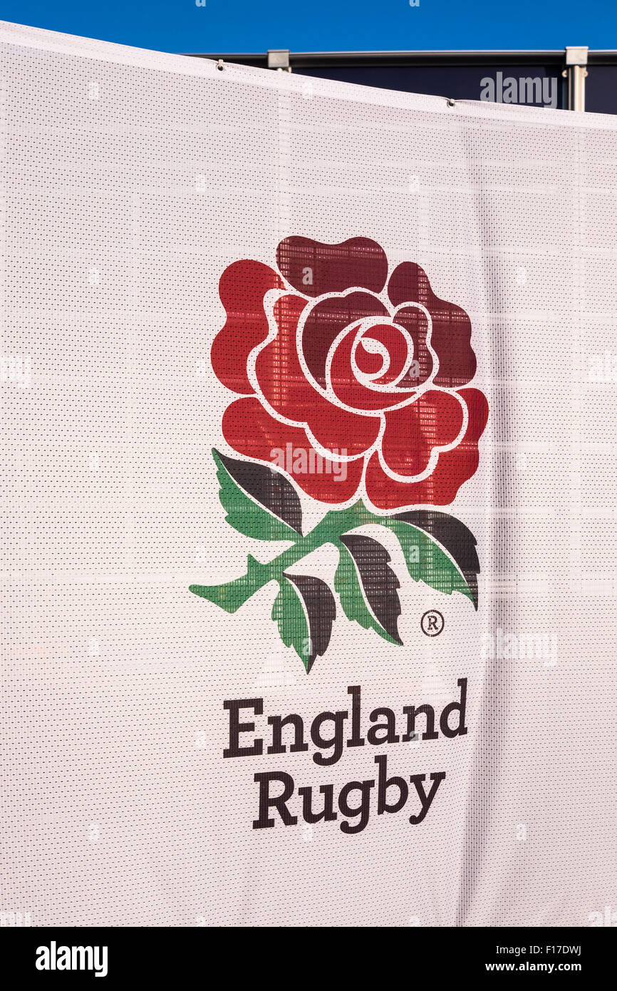 England Rugby Sign England rugby red rose hi-res stock photography and images - Alamy