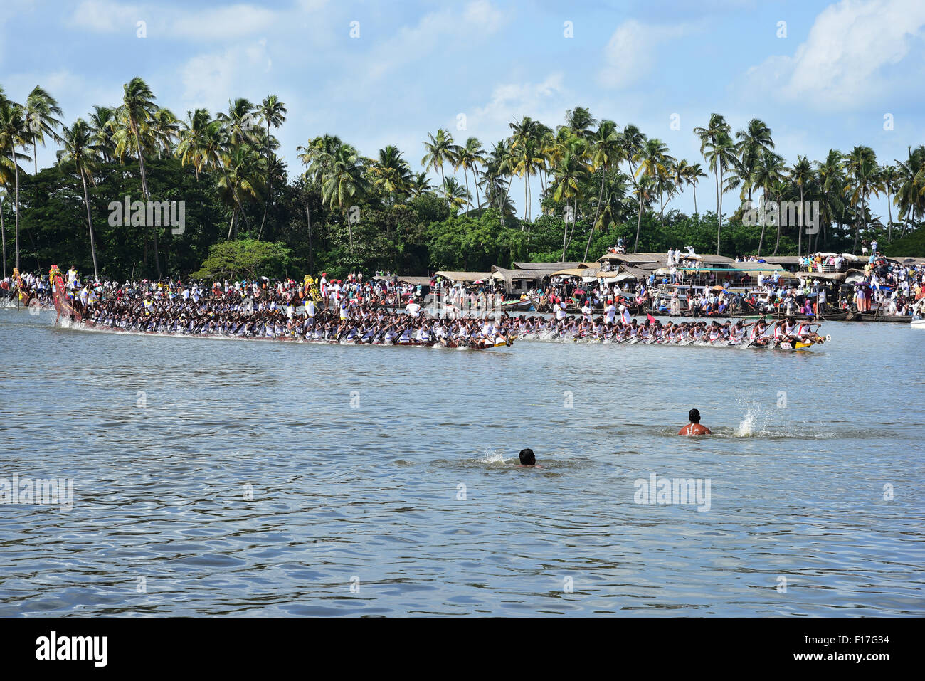 Nehru Trophy snake boat race during onam celebration in Alleppey