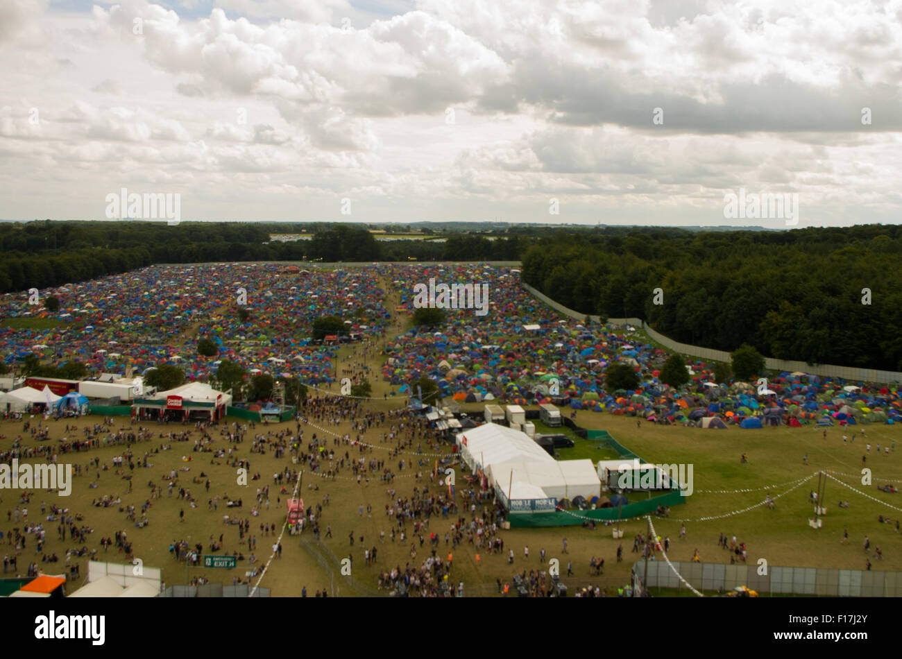 Leeds festival aerial hi-res stock photography and images - Alamy