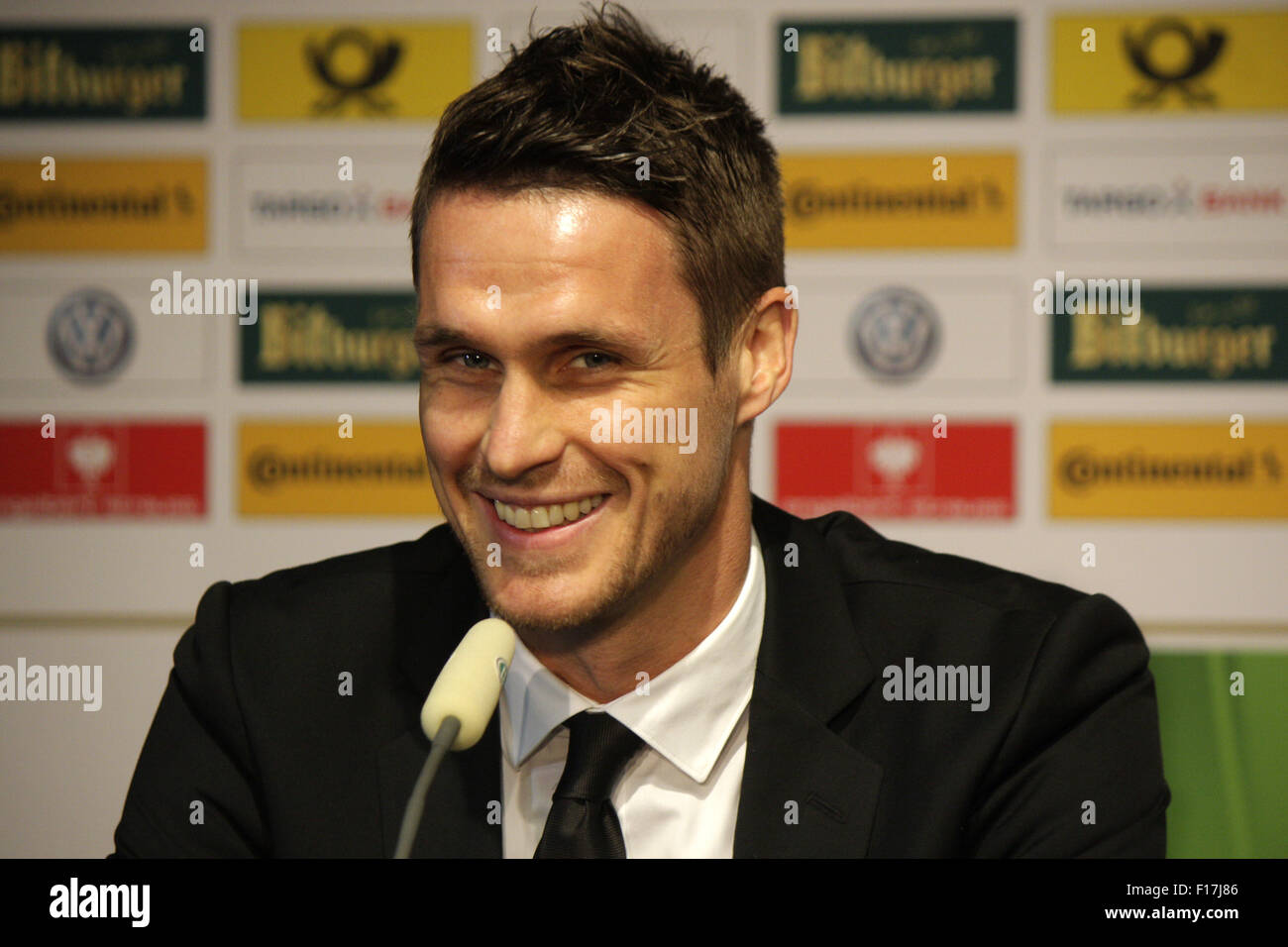 Sebastian Kehl - Pressekonferenz zum anstehenden Finale um den DFB-Pokal zwischen Borussia Dortmund und dem FC Bayern Muenchen, Stock Photo