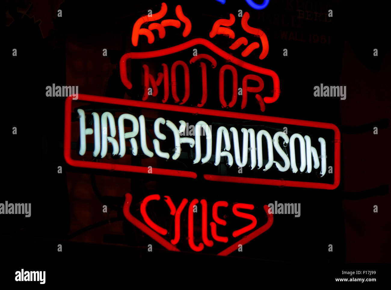 Markennamen: 'Harley Davidson', Berlin. Stock Photo
