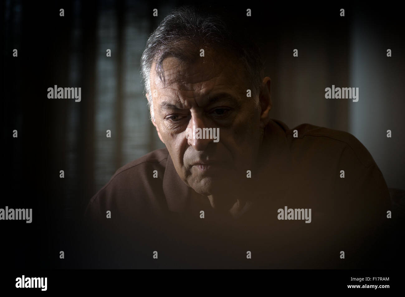 Portrait of Indian conductor Zubin Mehta currently the music director of the Israel Philharmonic Orchestra Stock Photo