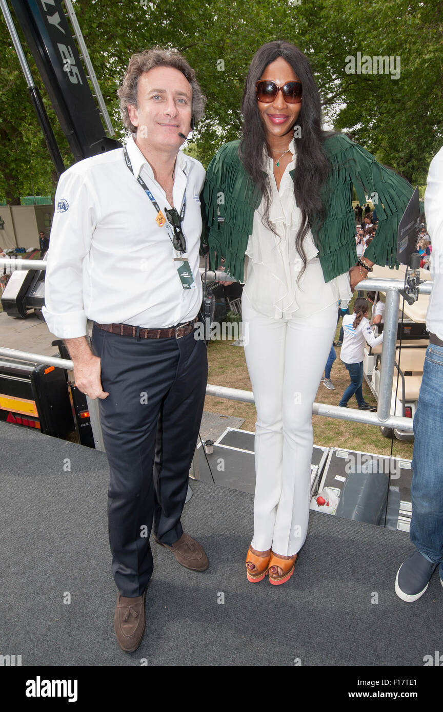 Formula E British E Prix held at Battersea Park. Featuring: Naomi