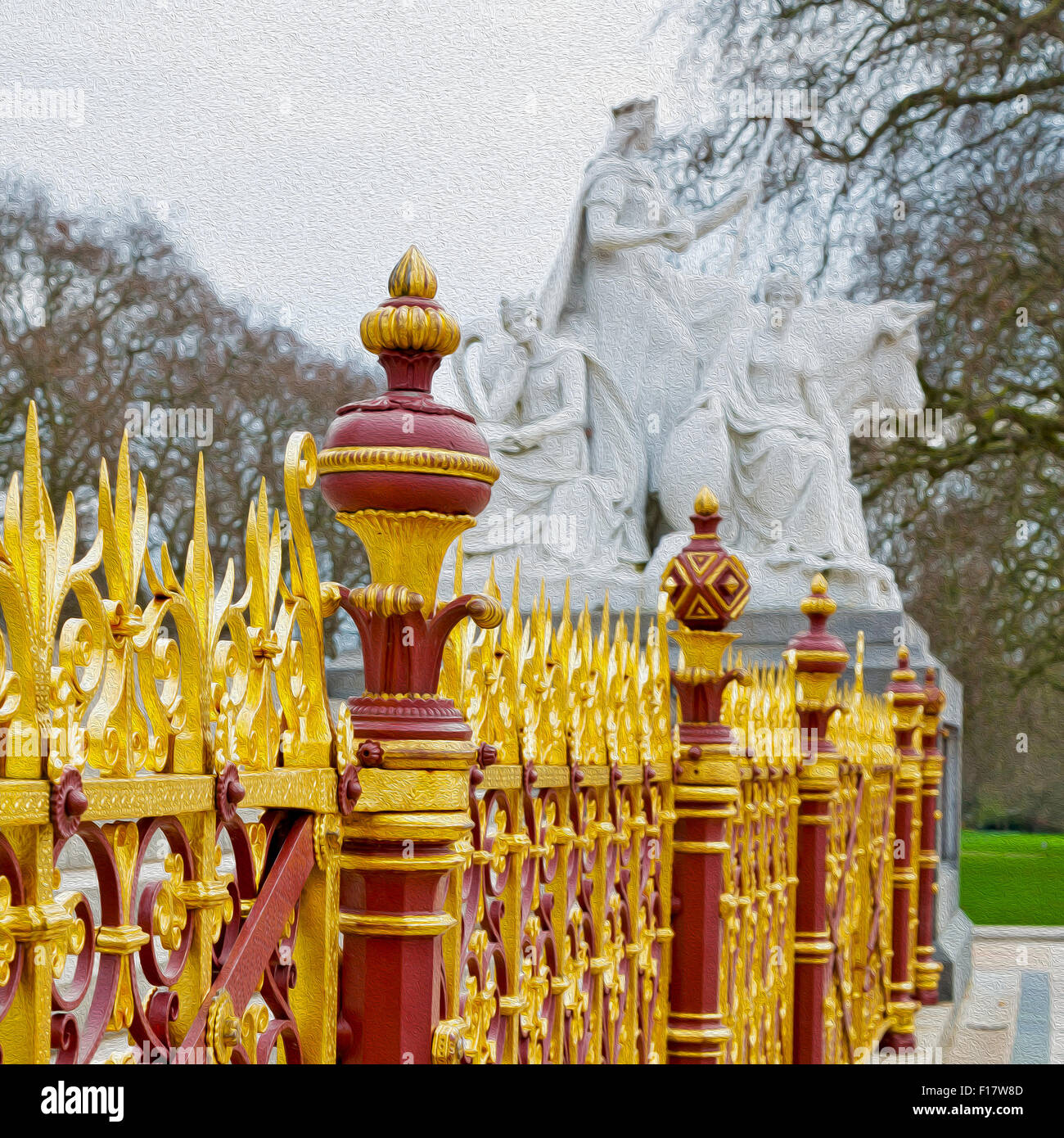 albert monument in london england kingdome and old construction Stock ...
