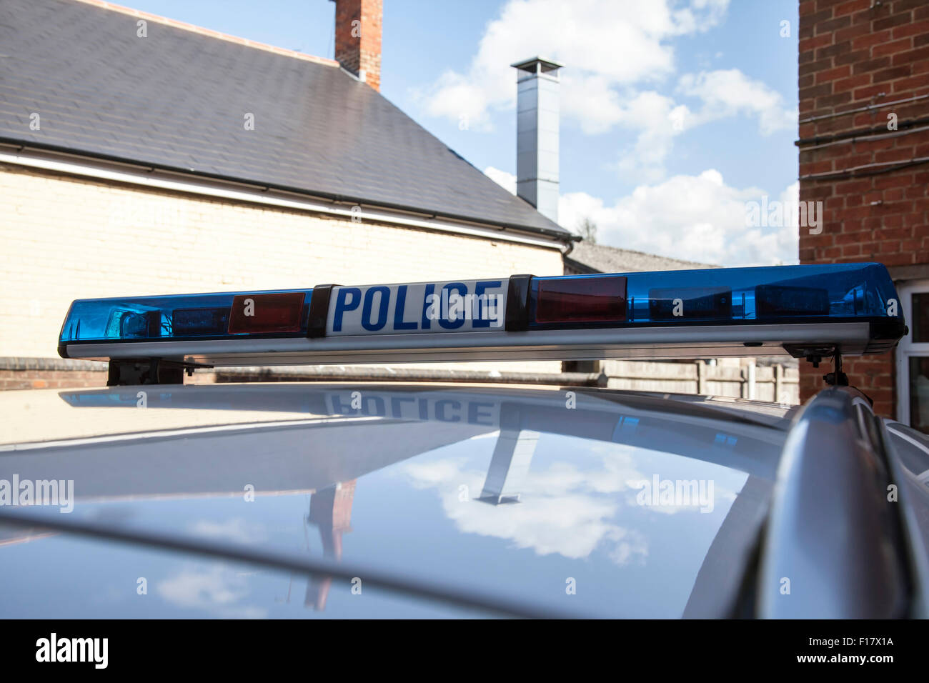 British police car hi-res stock photography and images - Alamy