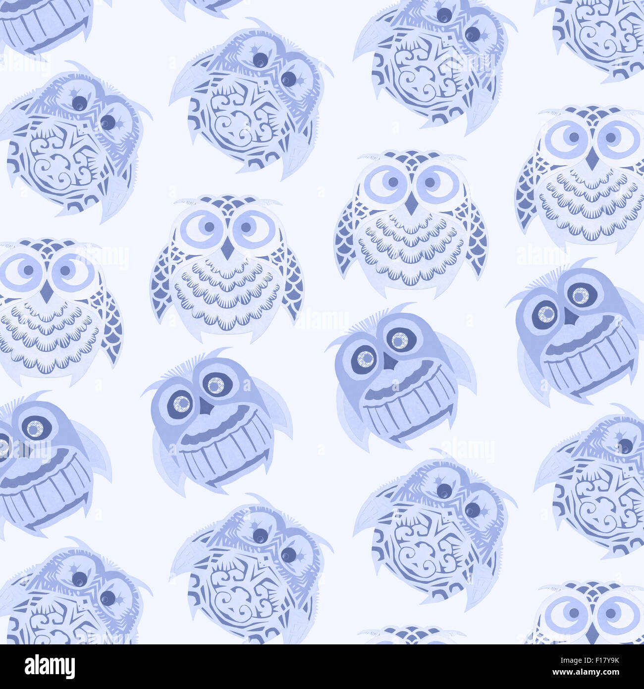 owls pattern background Stock Photo - Alamy