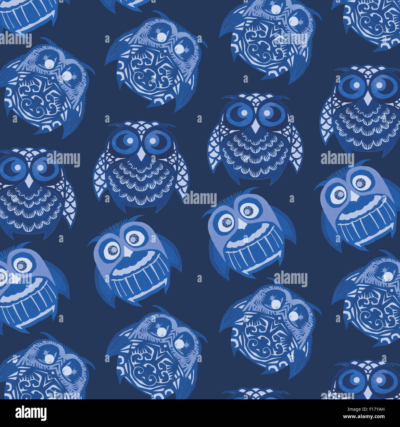 owls pattern background Stock Photo - Alamy