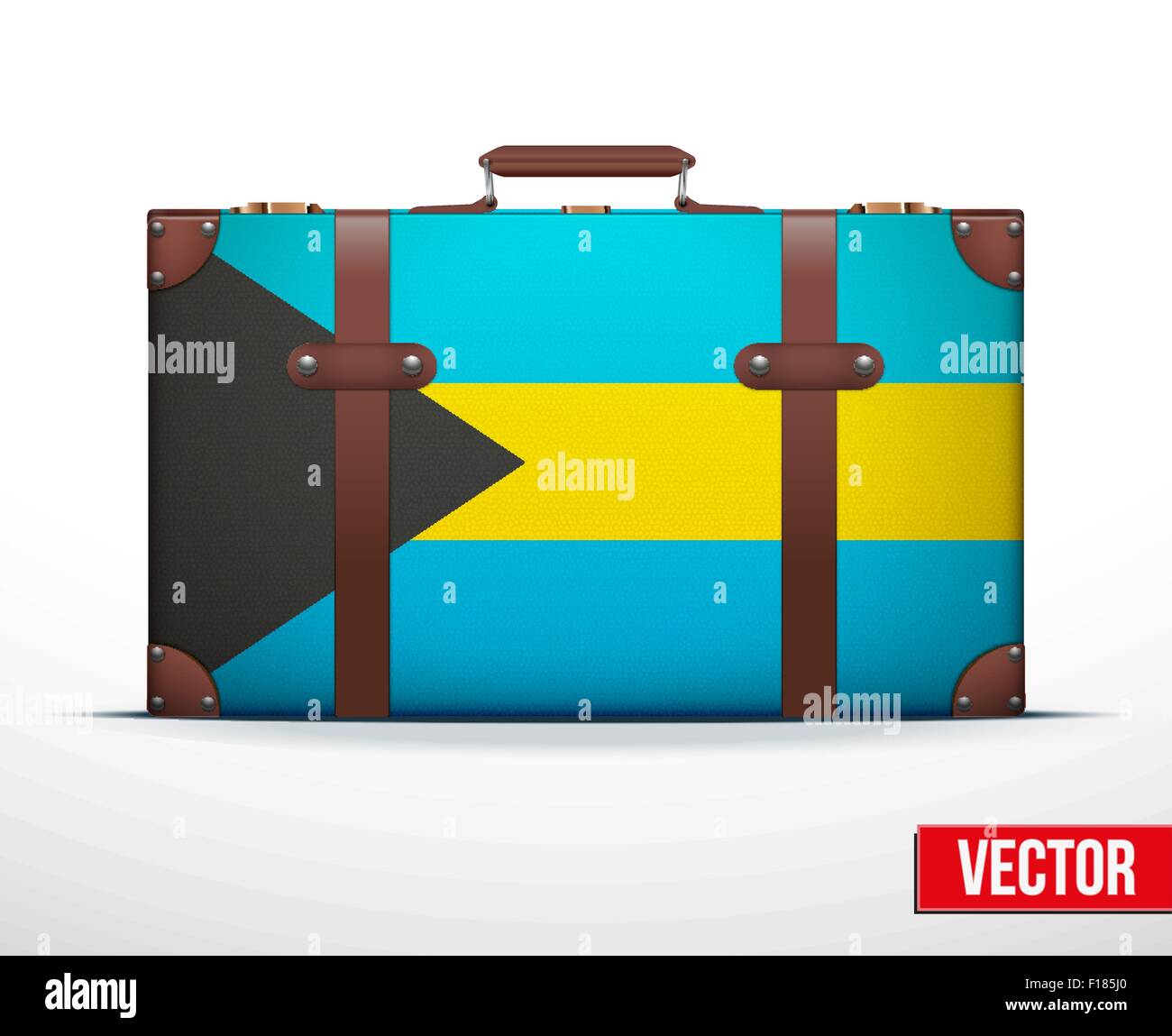 Classic vintage luggage suitcase for travel Stock Vector Image & Art