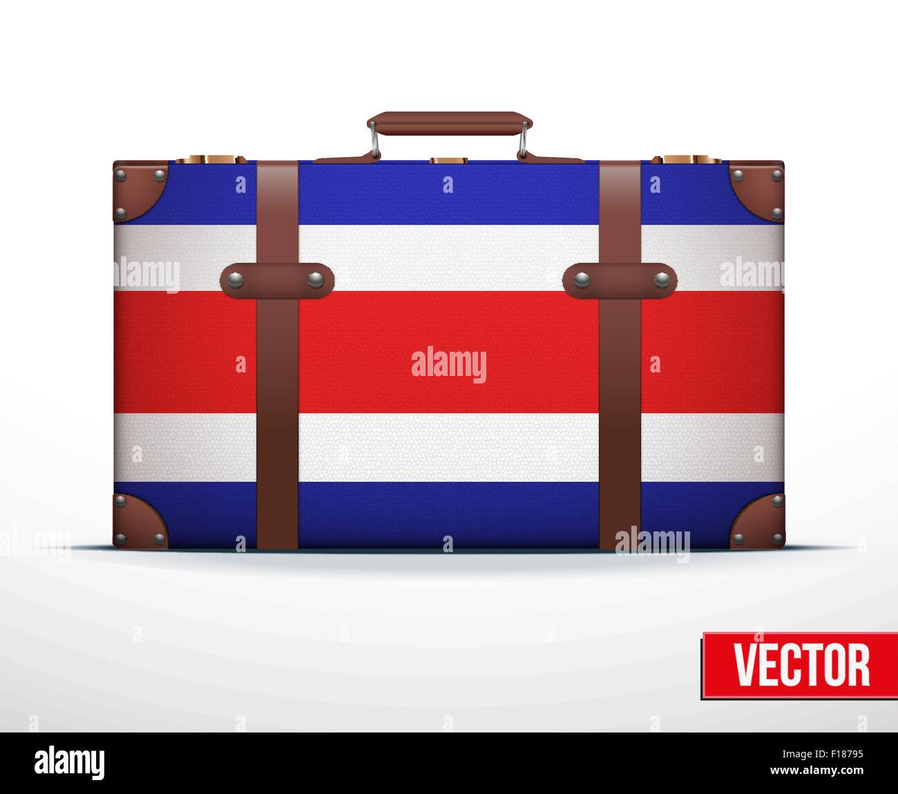Classic vintage luggage suitcase for travel Stock Vector Image & Art