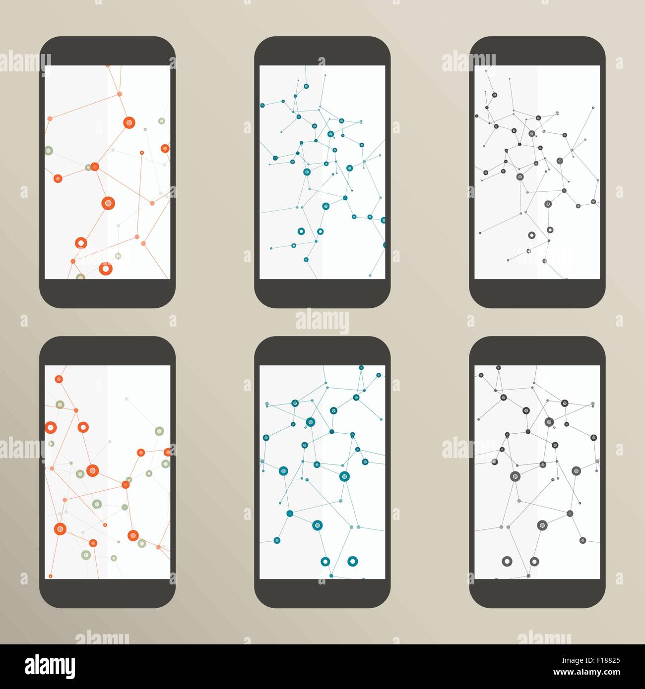 Molecule Display Example Set of abstract molecule compounds for screens Stock Vector Image & Art ...