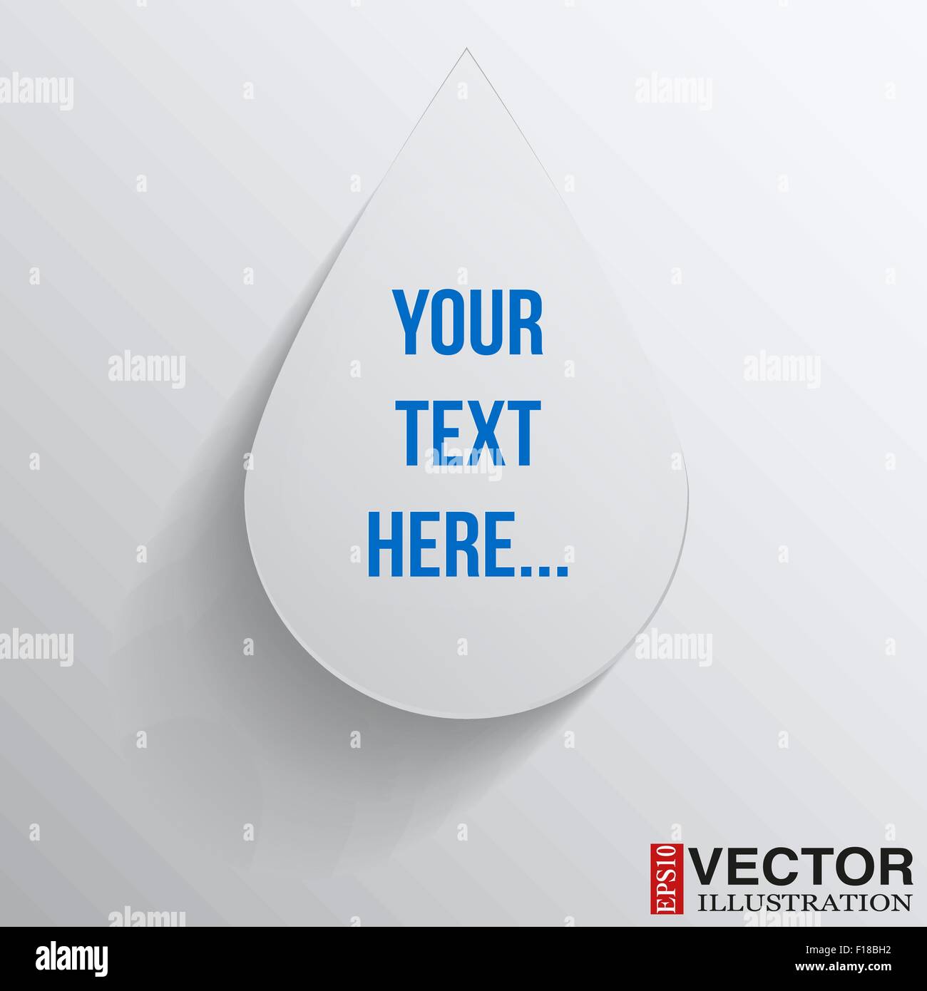 Vector illustration of paper drop Stock Vector Image & Art Alamy