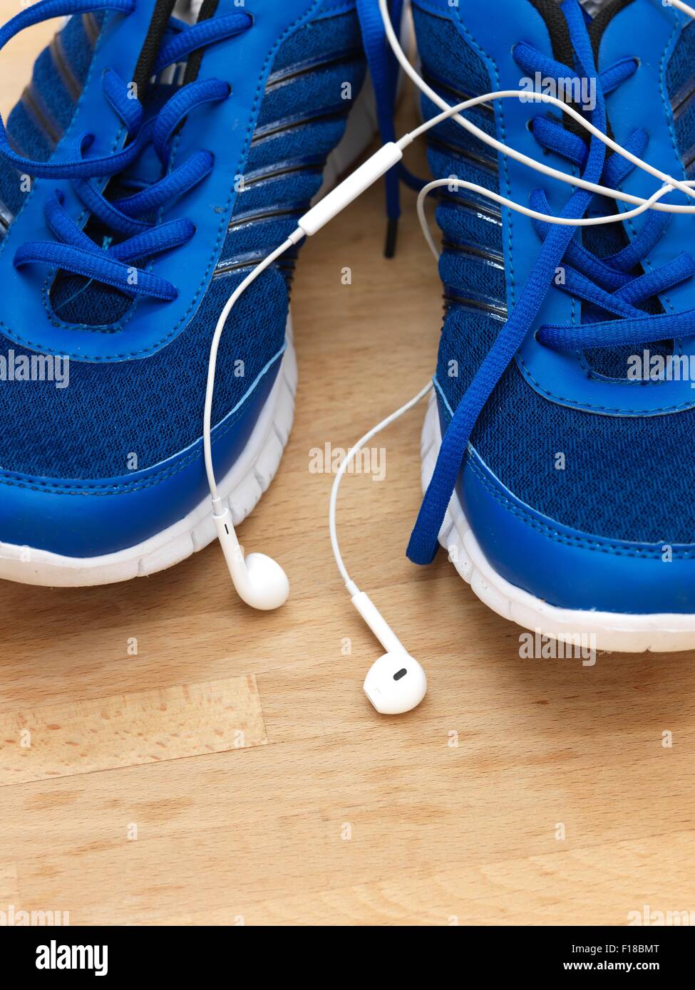 A close up shot of running shoes Stock Photo Alamy