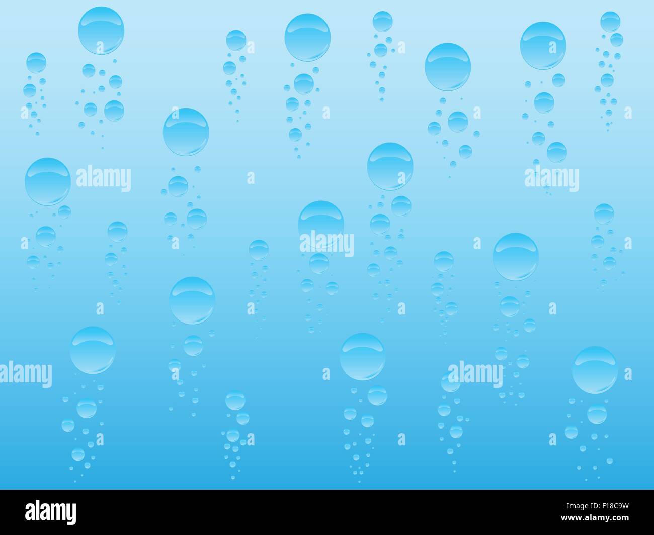 Abstract blue bubble background. Vector illustration Stock Vector Image & Art Alamy