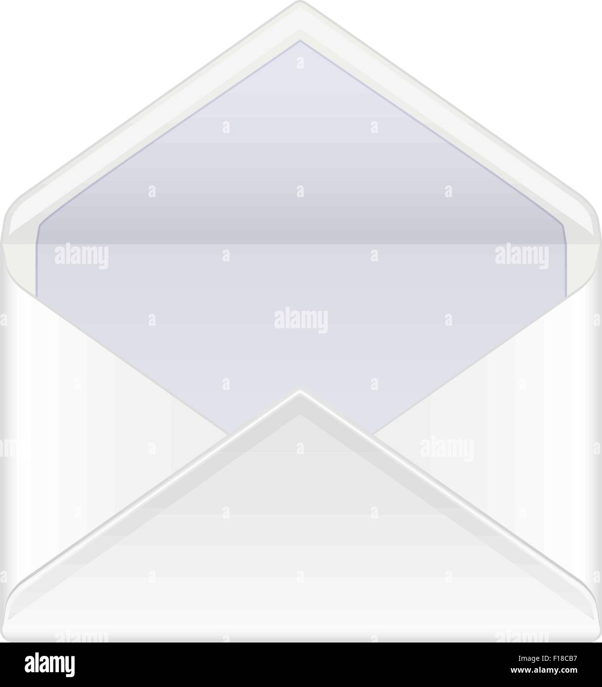 Open mail icon on a white background. Vector illustration Stock Vector ...