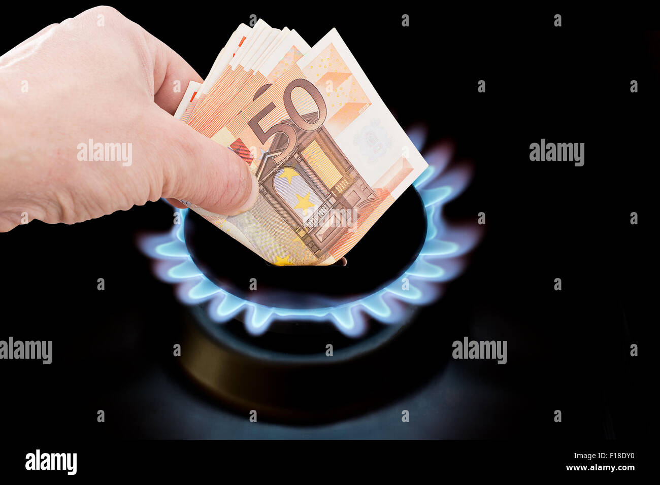 The cost of natural gas more expensive Stock Photo Alamy