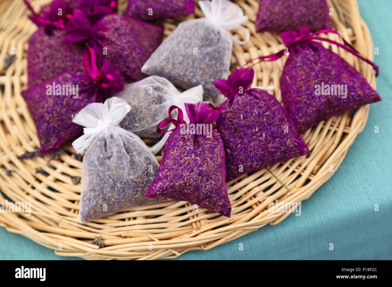 Lavender Sachets Stock Photo