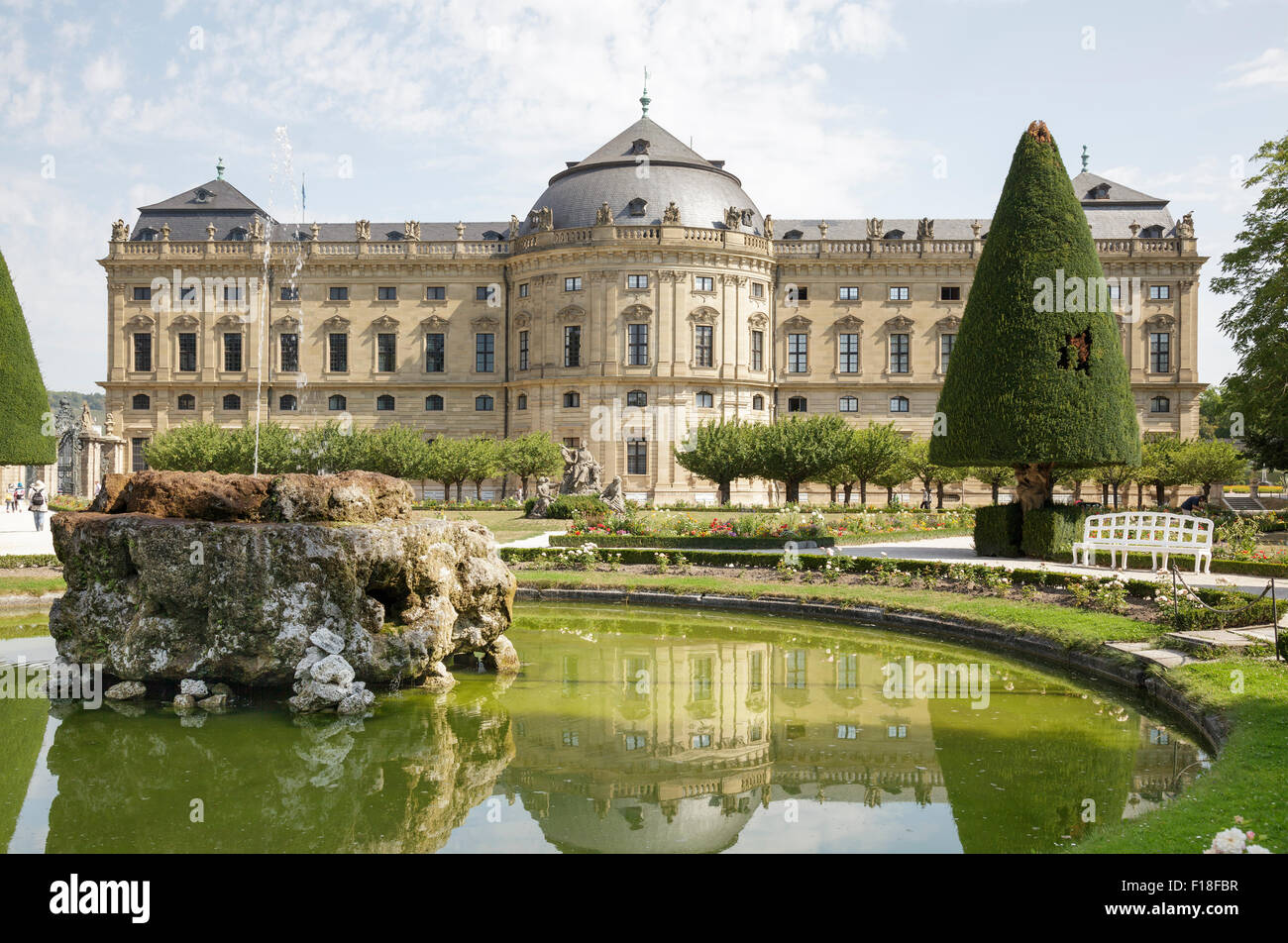 Residence Palace, Würzburg, Bavaria, Germany Stock Photo