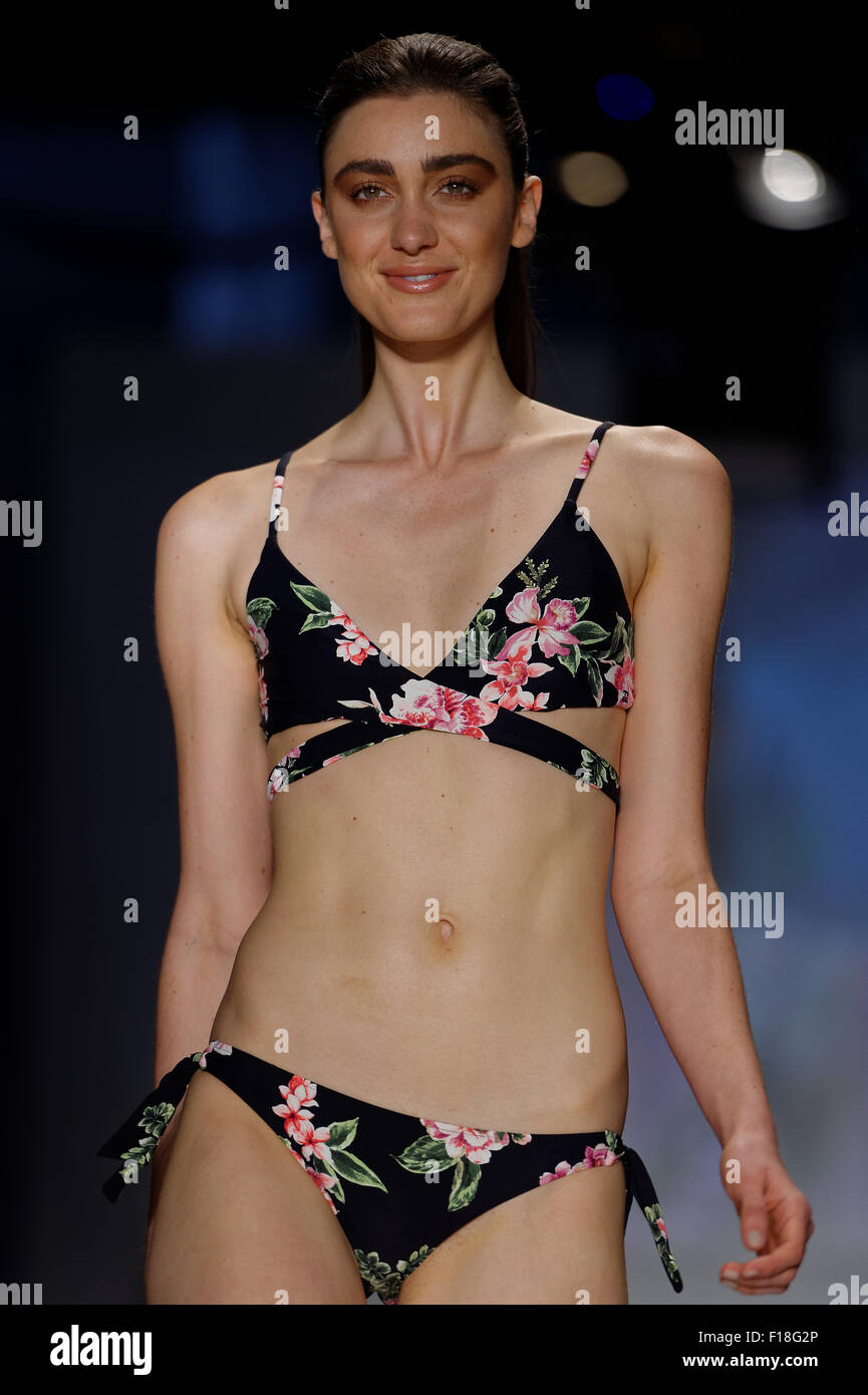 Sydney, Australia. 30th August, 2015. The Billabong swimwear label held a  'A Bikini Kinda Life' fashion shows for the inaugural Runway Weekend at the  Overseas Passenger Terminal in Sydney. Credit: MediaServicesAP/Alamy Live