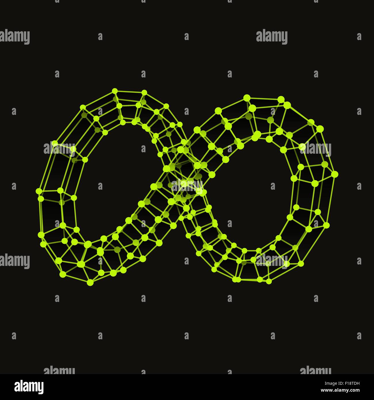 Download Infinity symbol. Abstract 3d design element, emblem, icon ...
