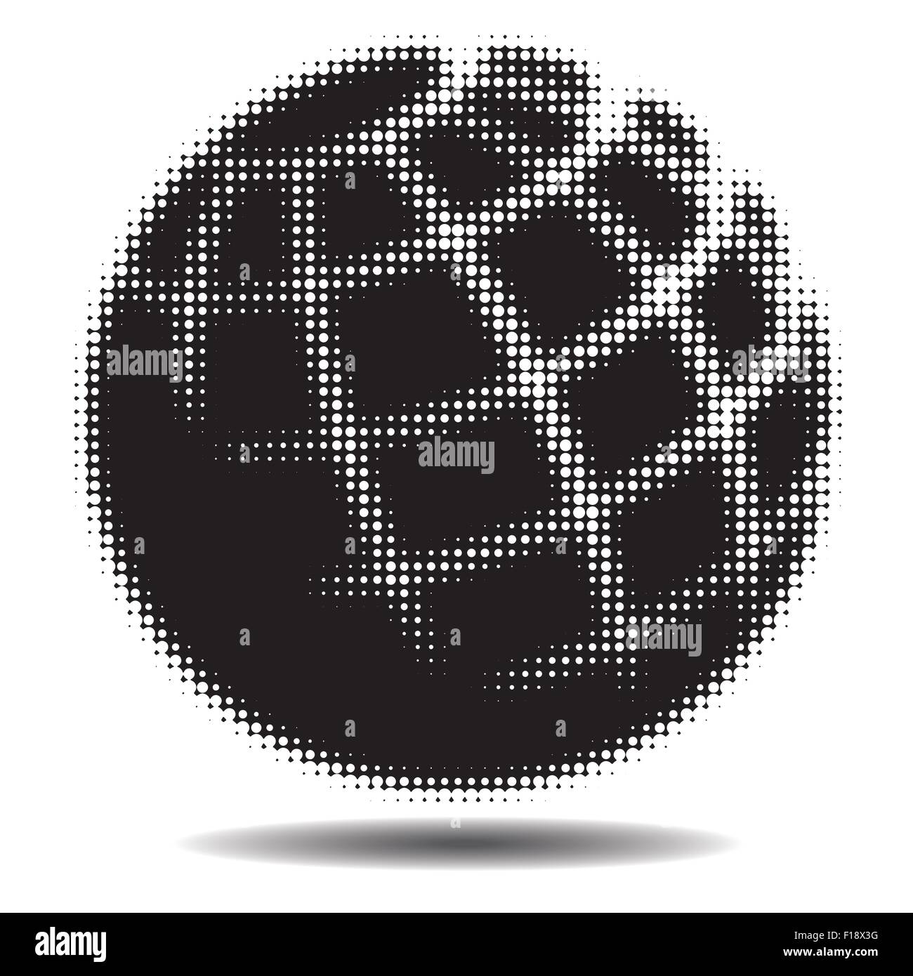 Dotted world map vector vectors Stock Vector Images - Alamy