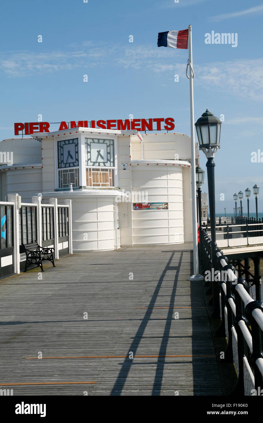 The Pier Worthing West Sussex England UK Stock Photo