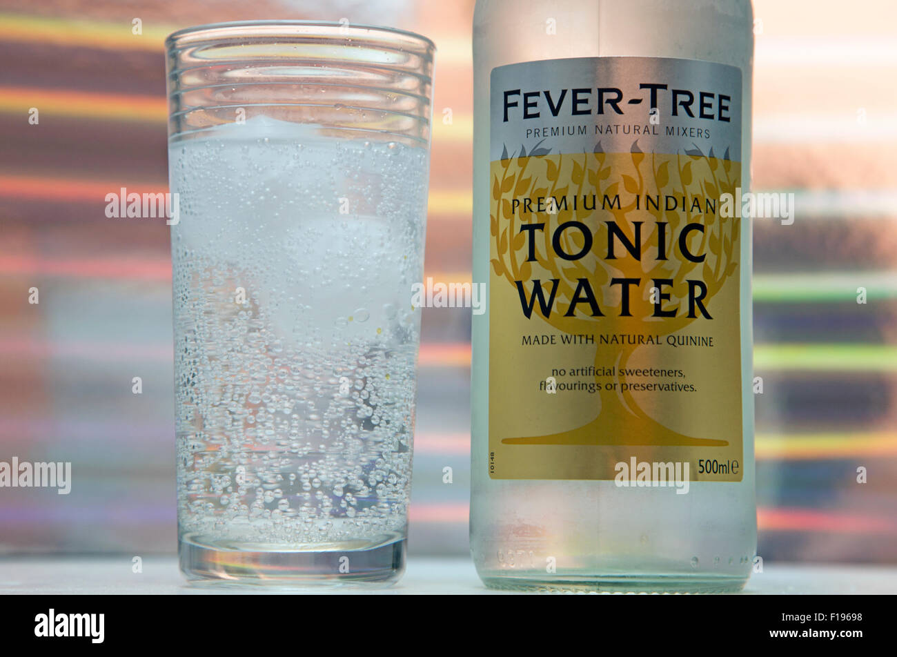 Fever-Tree premium Indian tonic water, London Stock Photo